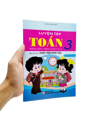 bộ luyện tập toán 3 - trình bày trên giấy ô li - quyển 1 (bám sát sgk chân trời sáng tạo) - Ảnh 7