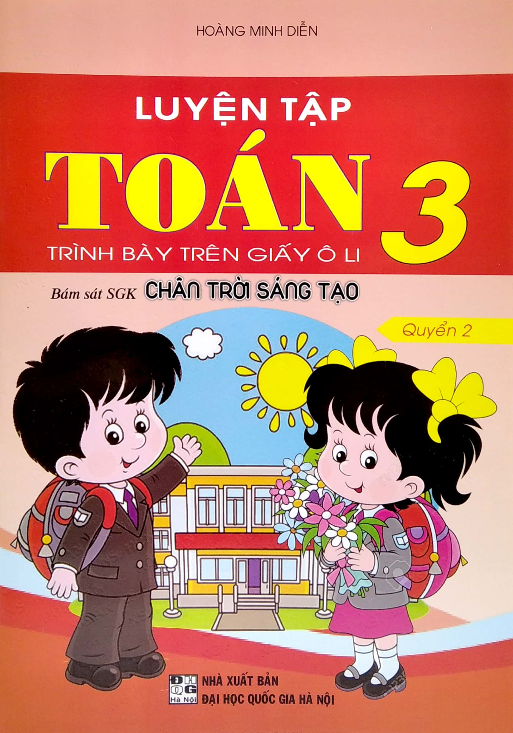 bộ luyện tập toán 3 - trình bày trên giấy ô li - quyển 2 (bám sát sgk chân trời sáng tạo) - Ảnh 2