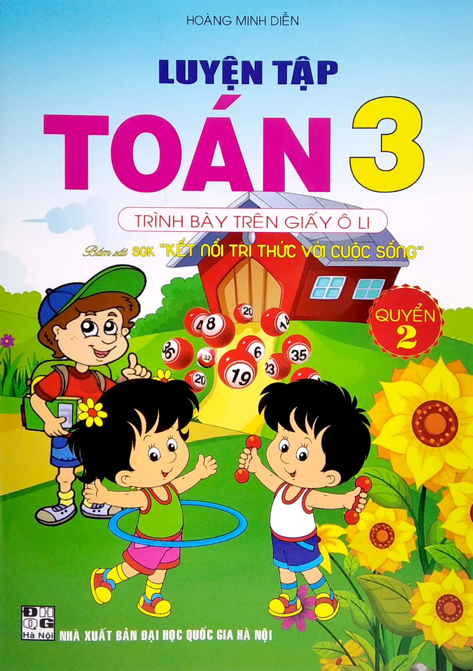 bộ luyện tập toán 3 - trình bày trên giấy ô li - quyển 2 (bám sát sgk kết nối tri thức với cuộc sống) - Ảnh 2