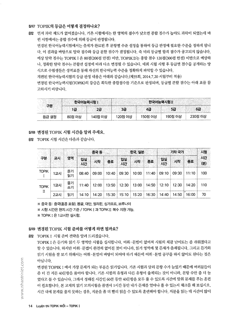 bộ luyện thi topik 1 - trình độ sơ cấp (kèm cd) - Ảnh 7