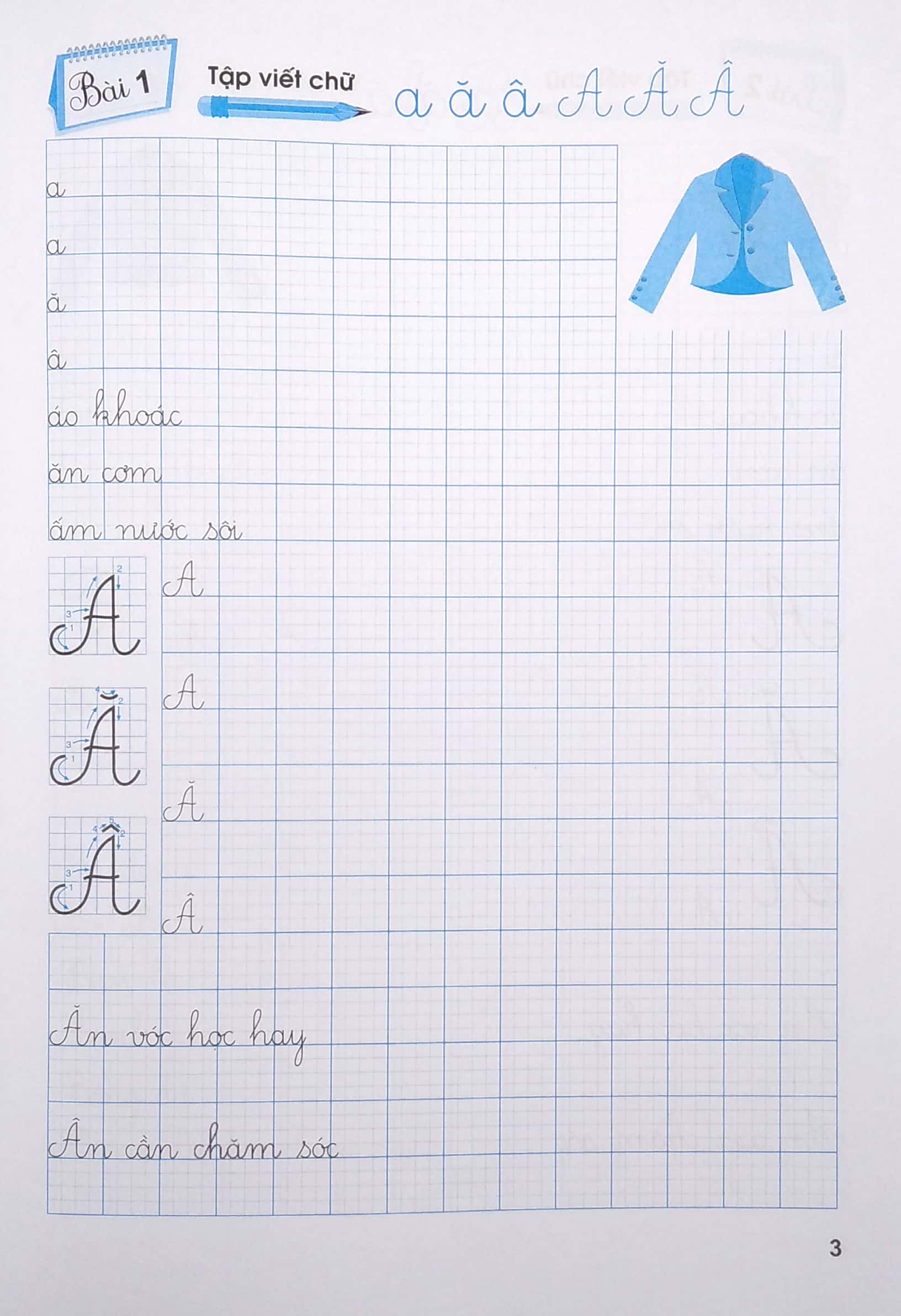 bộ luyện viết chữ đẹp lớp 2 - tập 1 - Ảnh 4