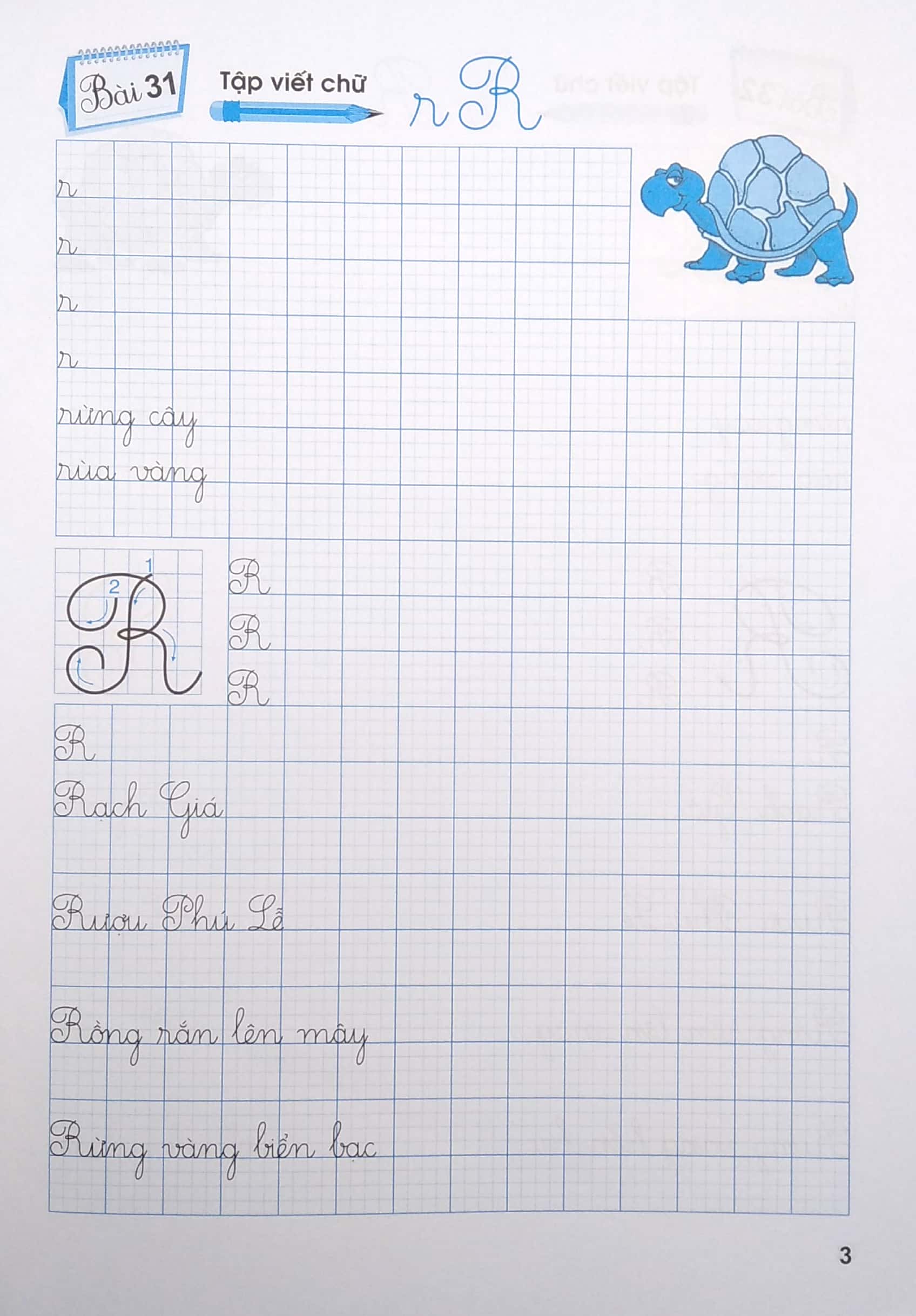 bộ luyện viết chữ đẹp lớp 2 - tập 2 - Ảnh 4