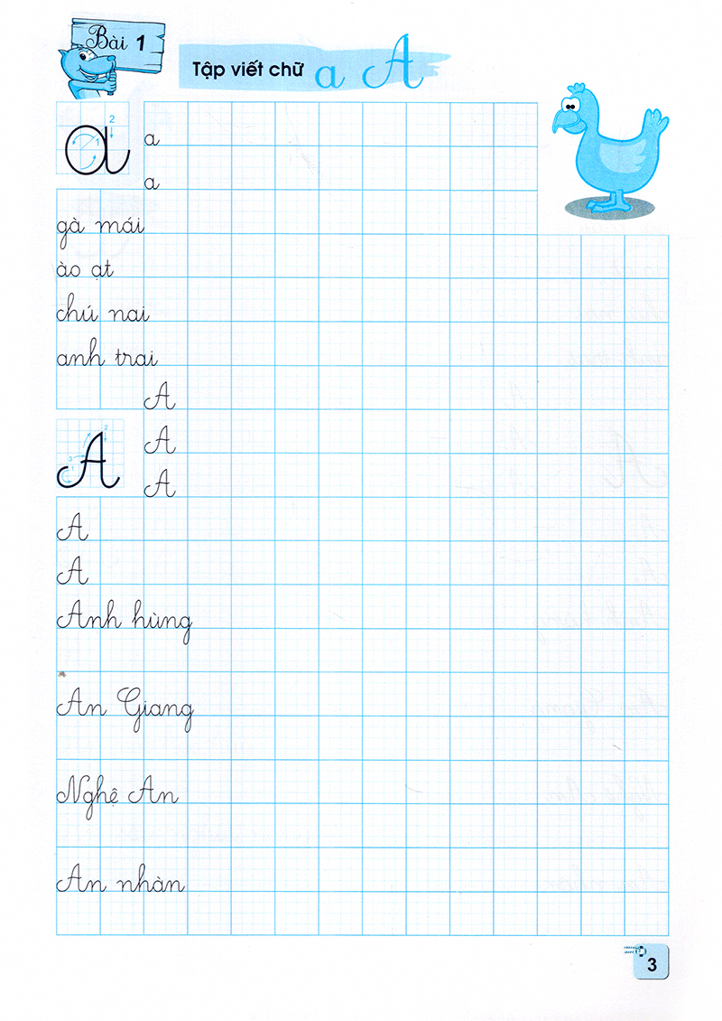 bộ luyện viết chữ đẹp lớp 3 - tập 1 - Ảnh 5