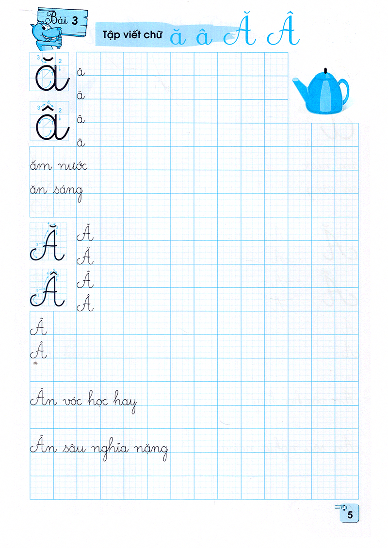 bộ luyện viết chữ đẹp lớp 3 - tập 1 - Ảnh 7