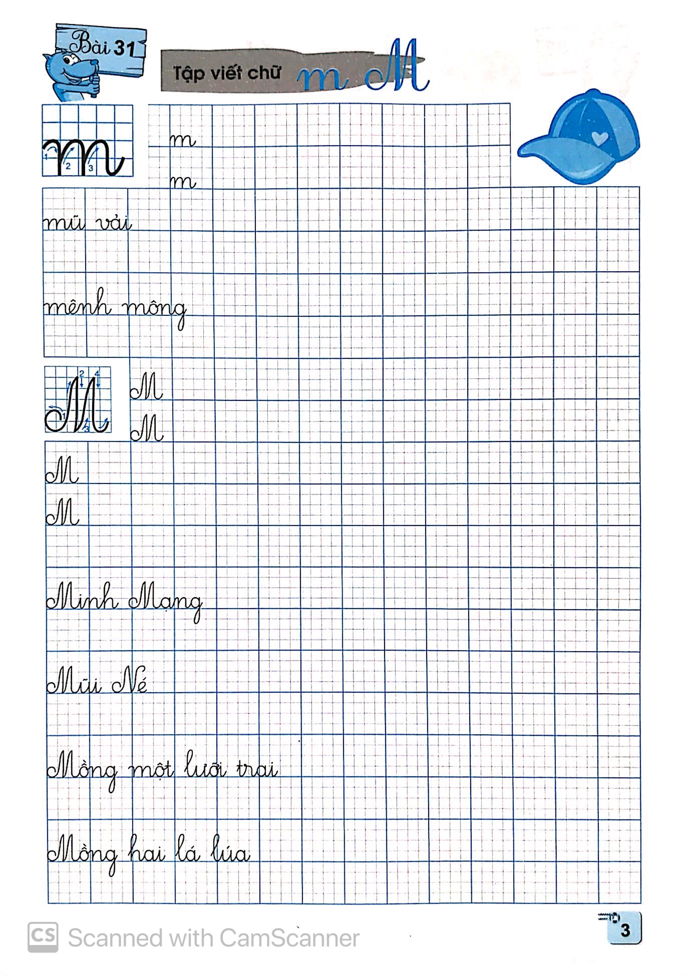 bộ luyện viết chữ đẹp lớp 3 - tập 2 - Ảnh 4