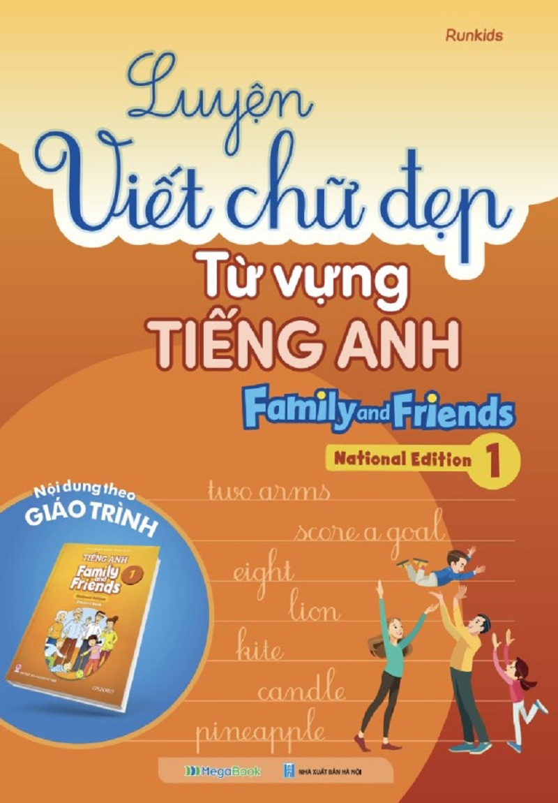 bộ luyện viết chữ đẹp từ vựng tiếng anh family and friends - national edition 1 - Ảnh 2