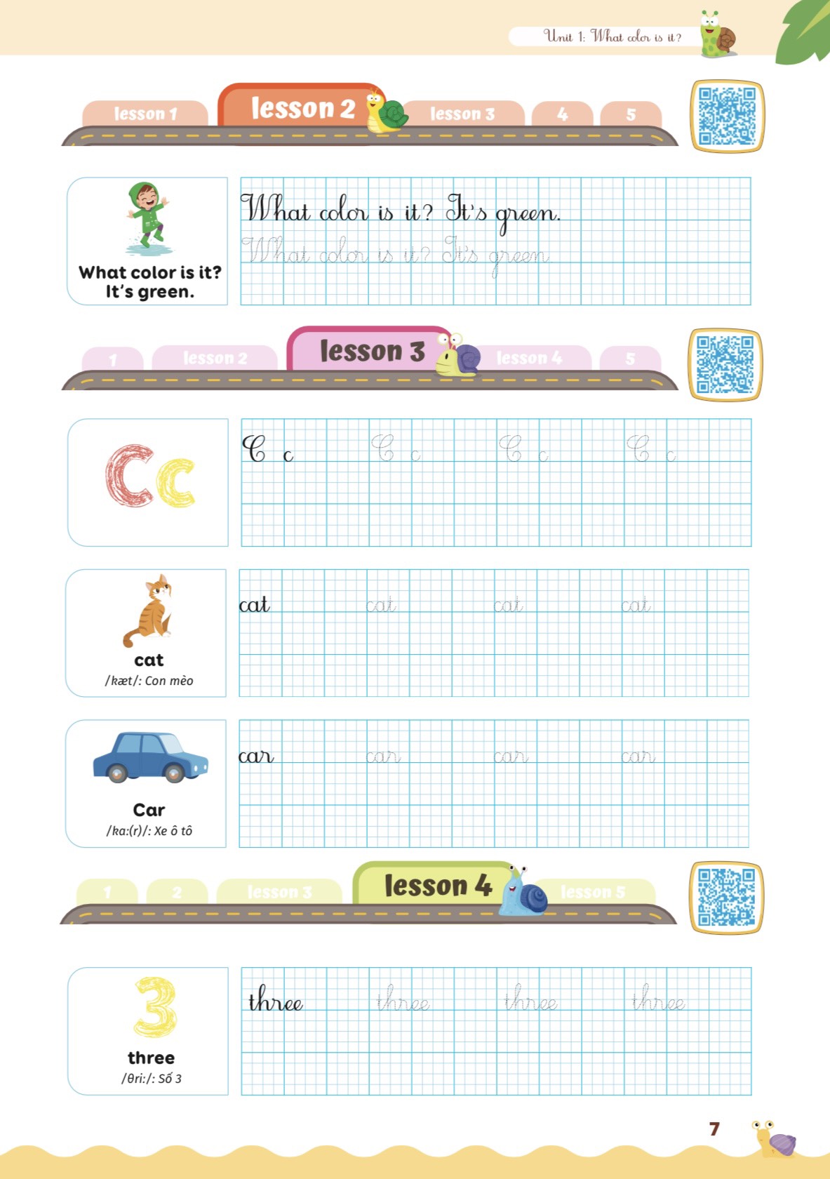 bộ luyện viết chữ đẹp từ vựng tiếng anh family and friends - national edition 1 - Ảnh 4