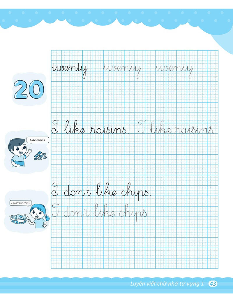 bộ luyện viết chữ nhớ từ vựng 1 - Ảnh 7