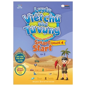 bộ luyện viết chữ nhớ từ vựng - english writing smart start lớp 4 - tập 2