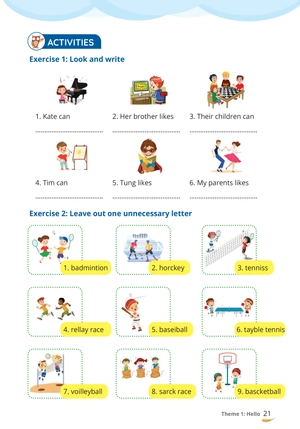 bộ luyện viết chữ nhớ từ vựng - english writing smart start lớp 4 - tập 2 - Ảnh 4