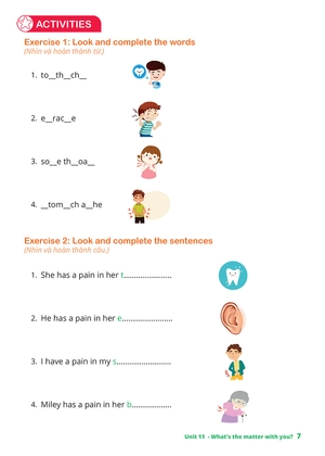 bộ luyện viết chữ nhớ từ vựng tiếng anh theo chương trình sách giáo khoa lớp 5 - tập 2 - Ảnh 7