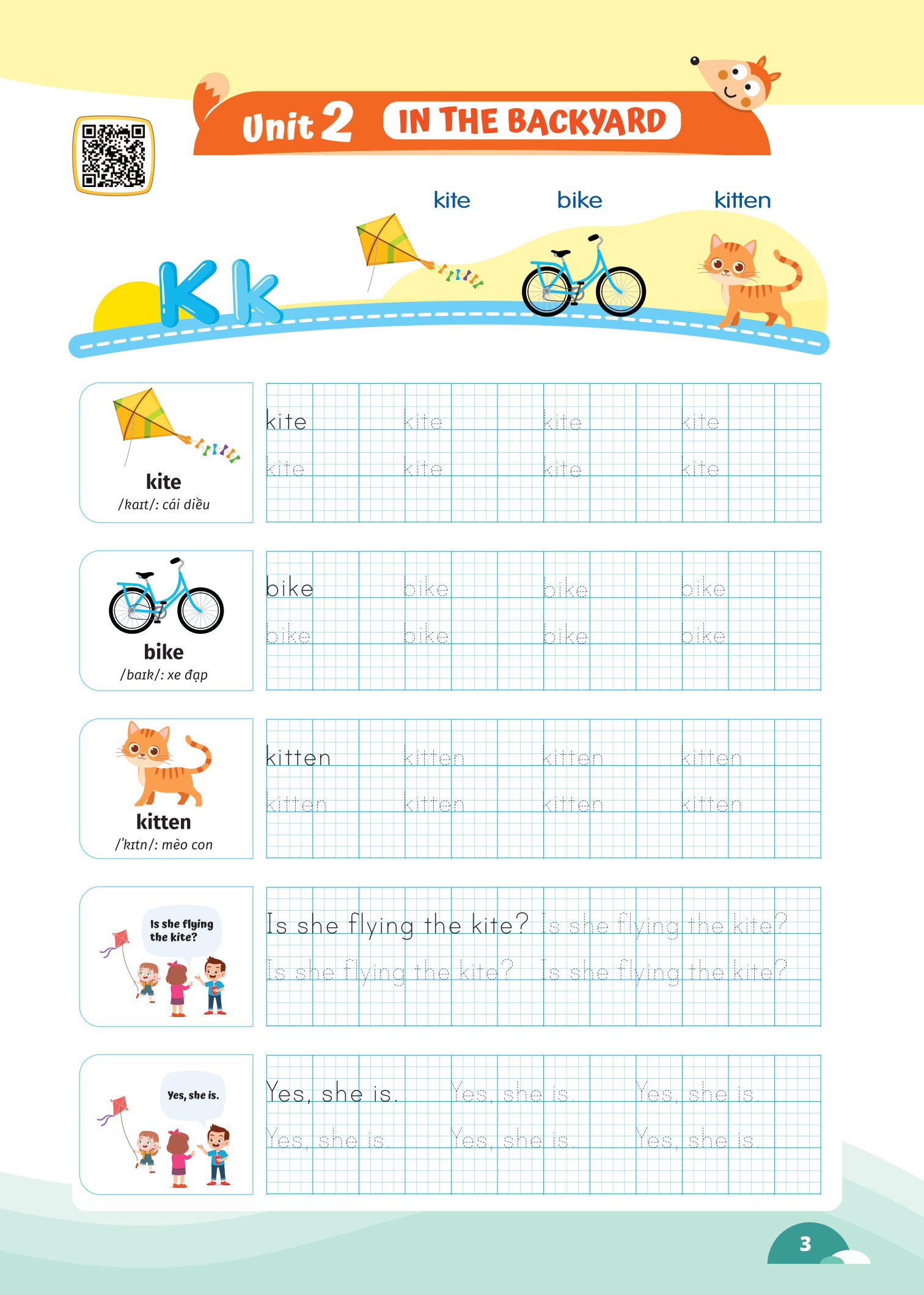 bộ luyện viết chữ từ vựng tiếng anh theo chương trình sách giáo khoa 2 (global) - Ảnh 4