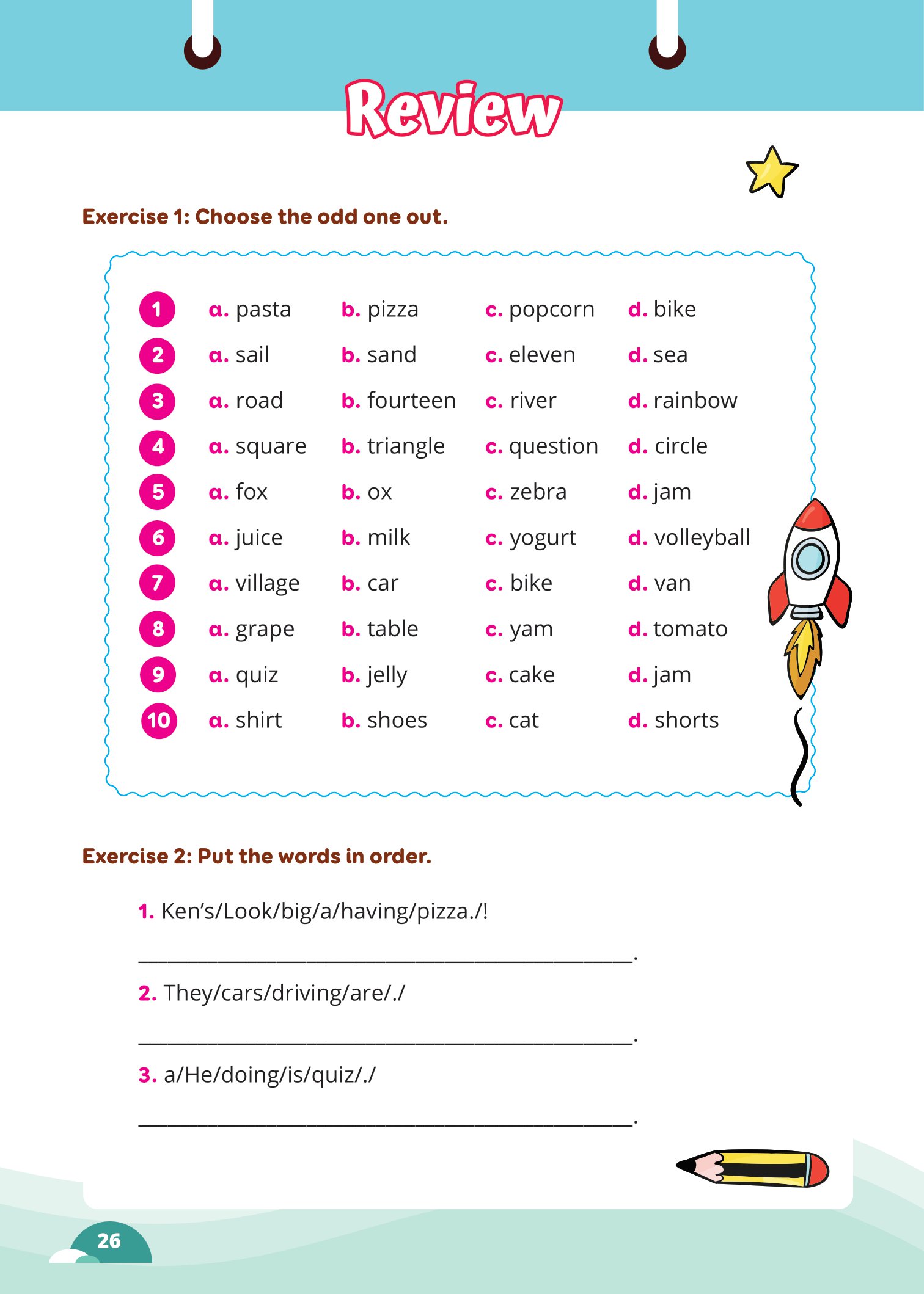 bộ luyện viết chữ từ vựng tiếng anh theo chương trình sách giáo khoa 2 (global) - Ảnh 6