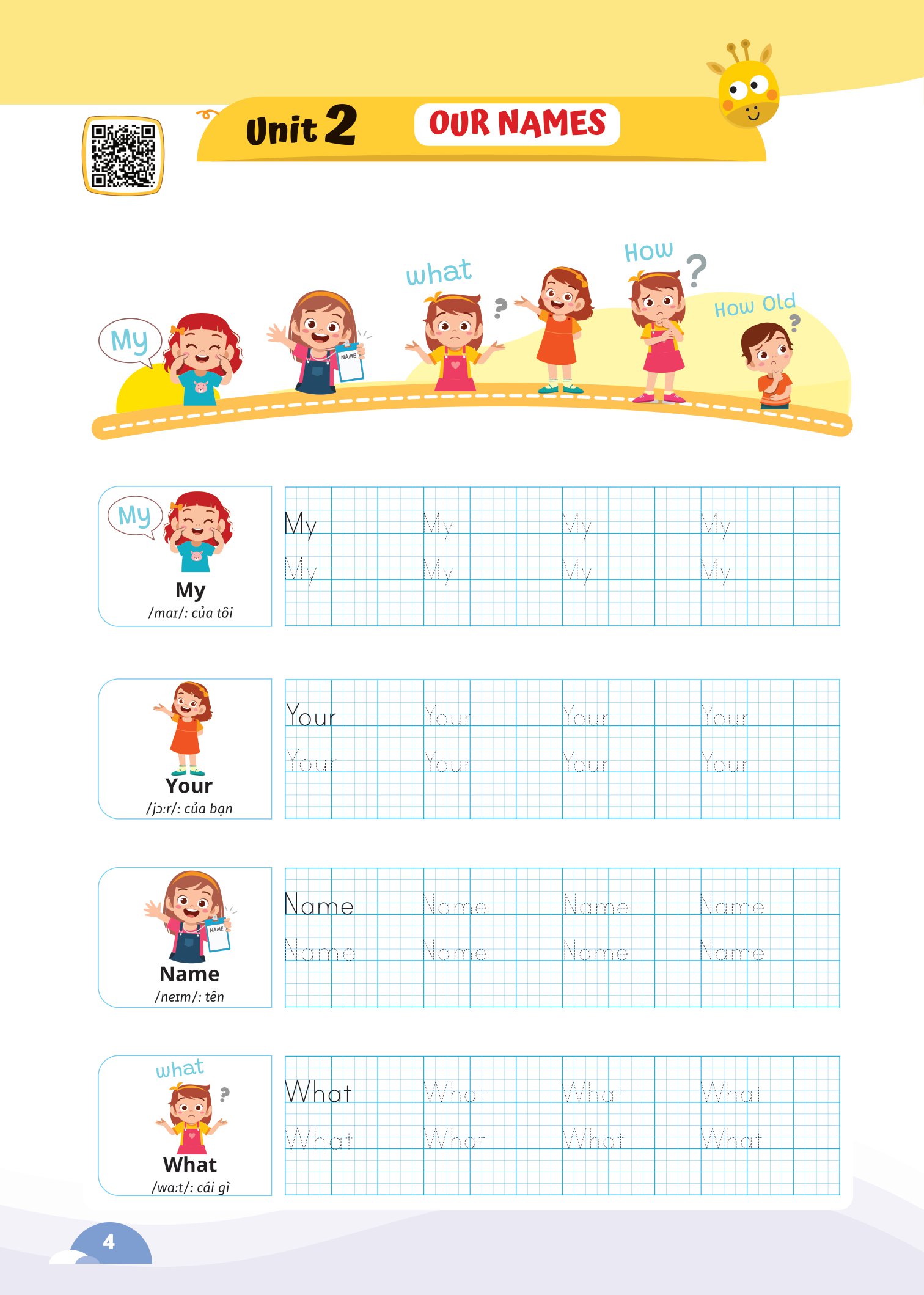 bộ luyện viết chữ từ vựng tiếng anh theo chương trình sách giáo khoa 3 (global) - Ảnh 5