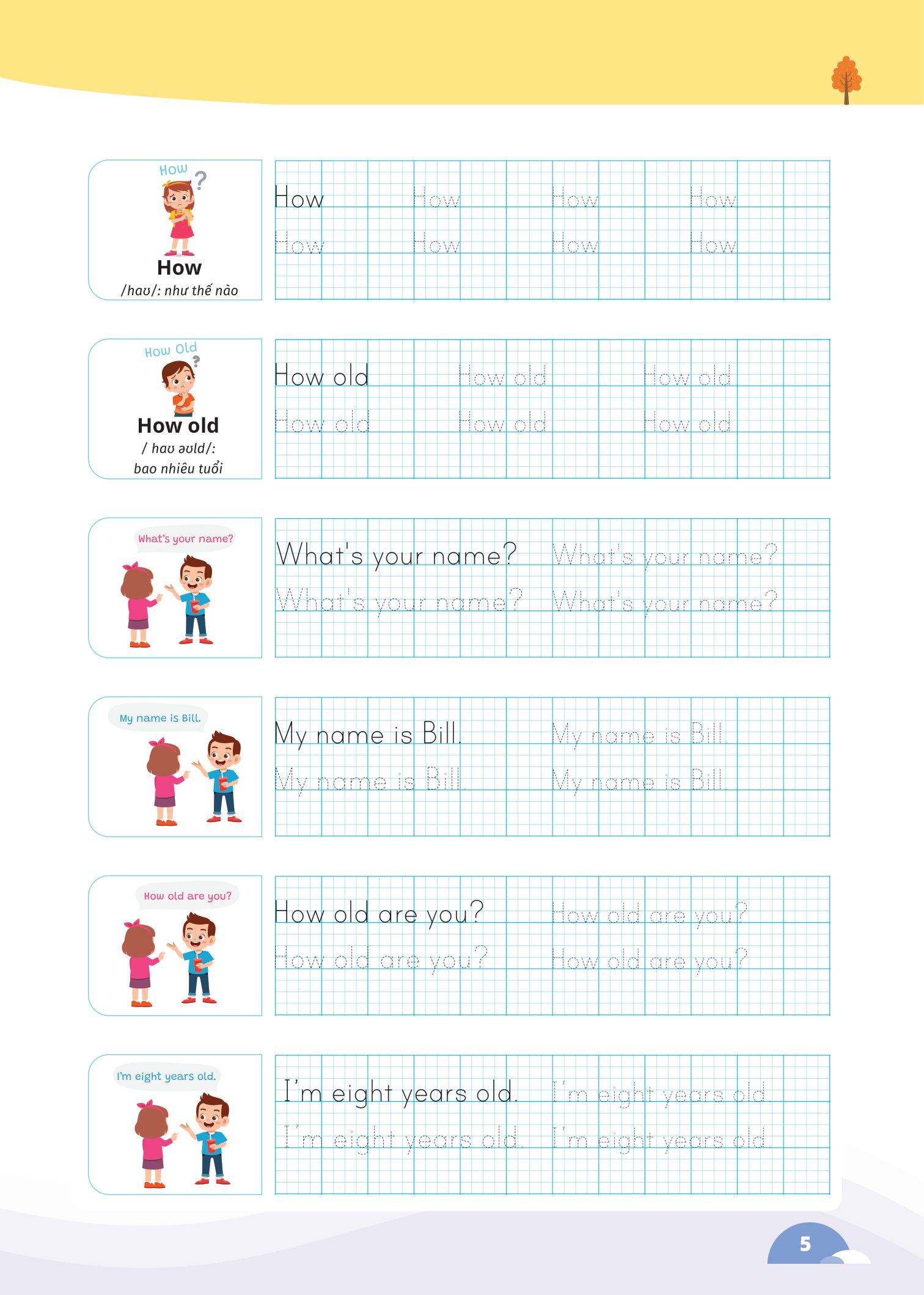 bộ luyện viết chữ từ vựng tiếng anh theo chương trình sách giáo khoa 3 (global) - Ảnh 6