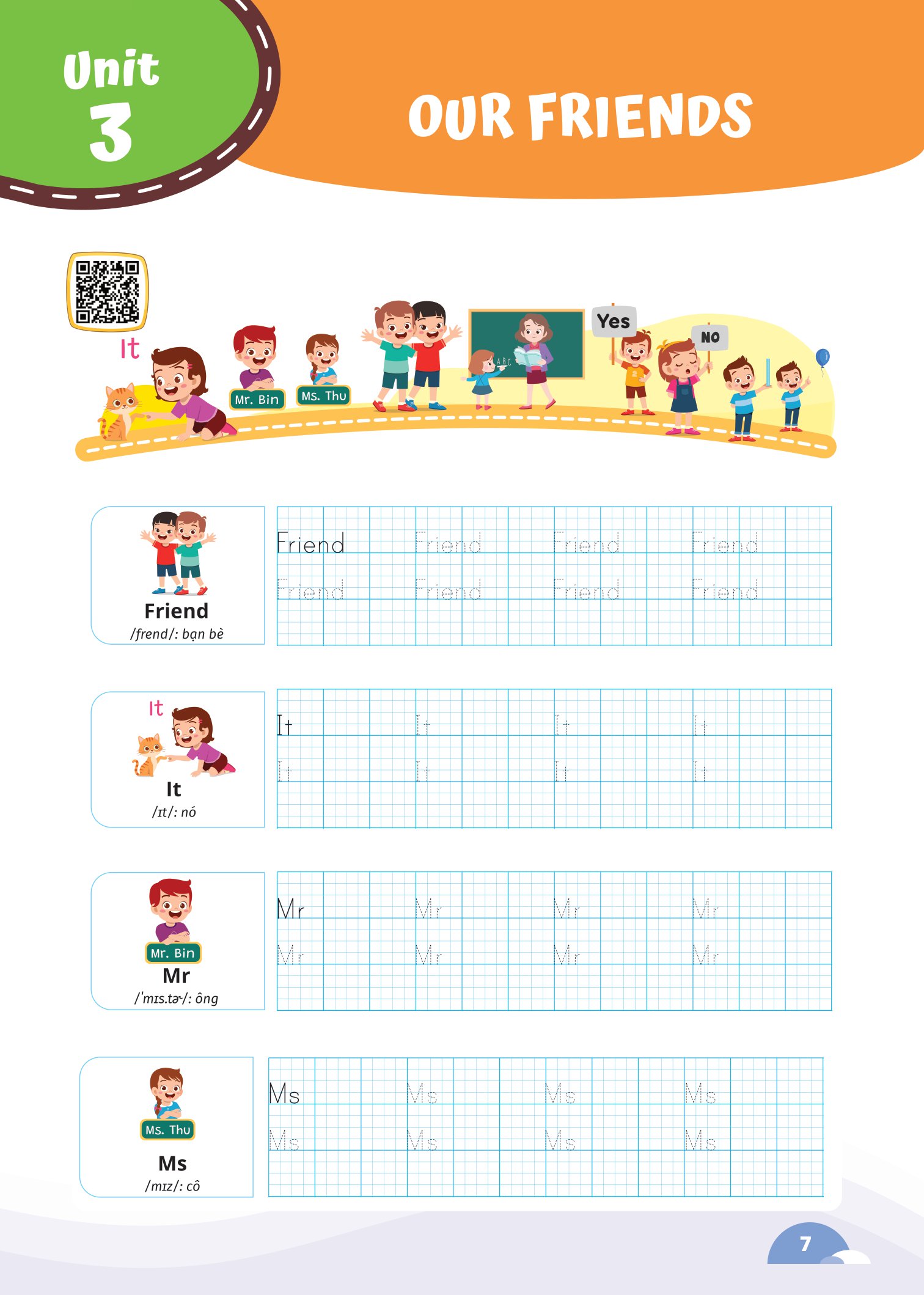 bộ luyện viết chữ từ vựng tiếng anh theo chương trình sách giáo khoa 3 (global) - Ảnh 8