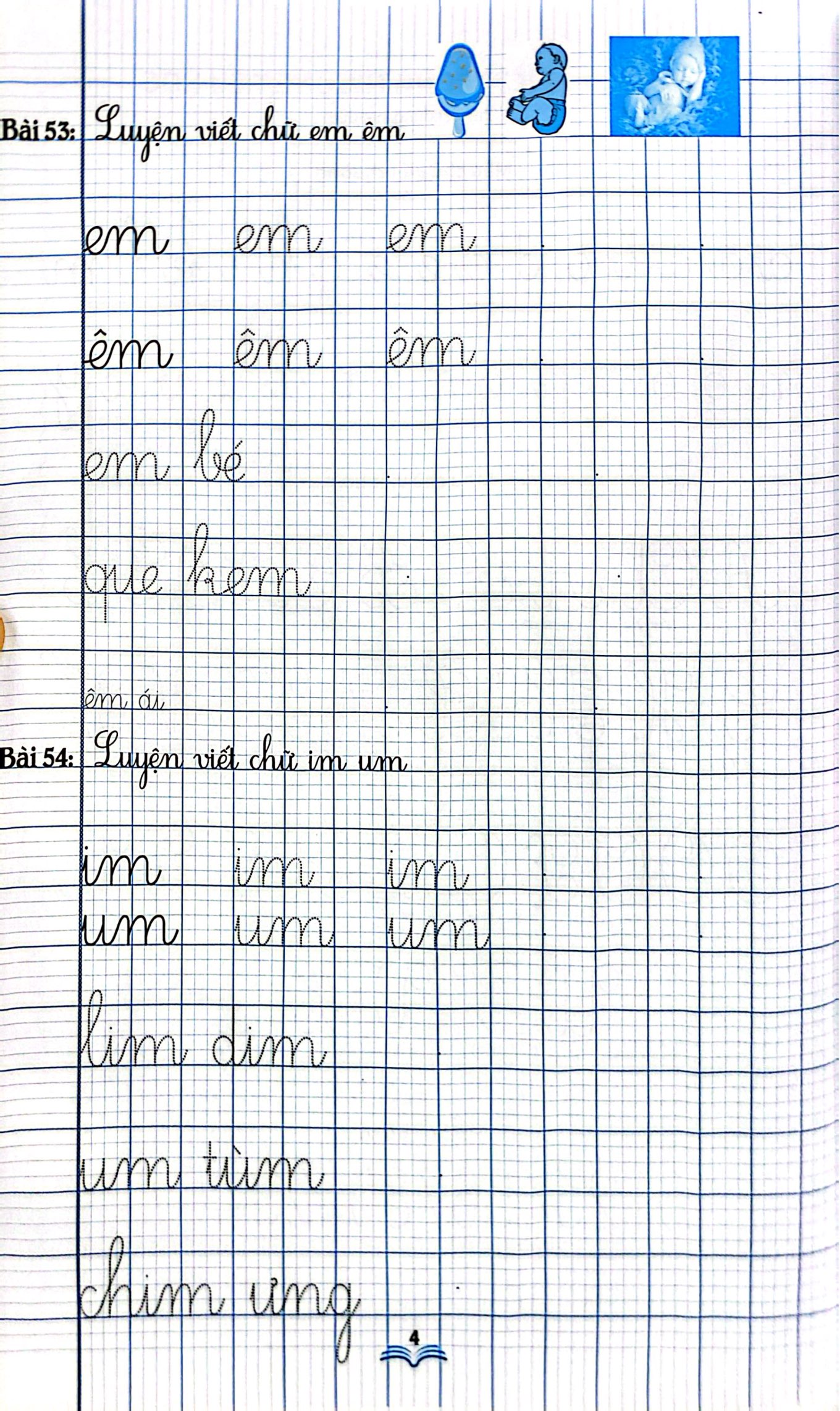 bộ luyện viết đúng, viết đẹp 1 - tập 2 - Ảnh 4