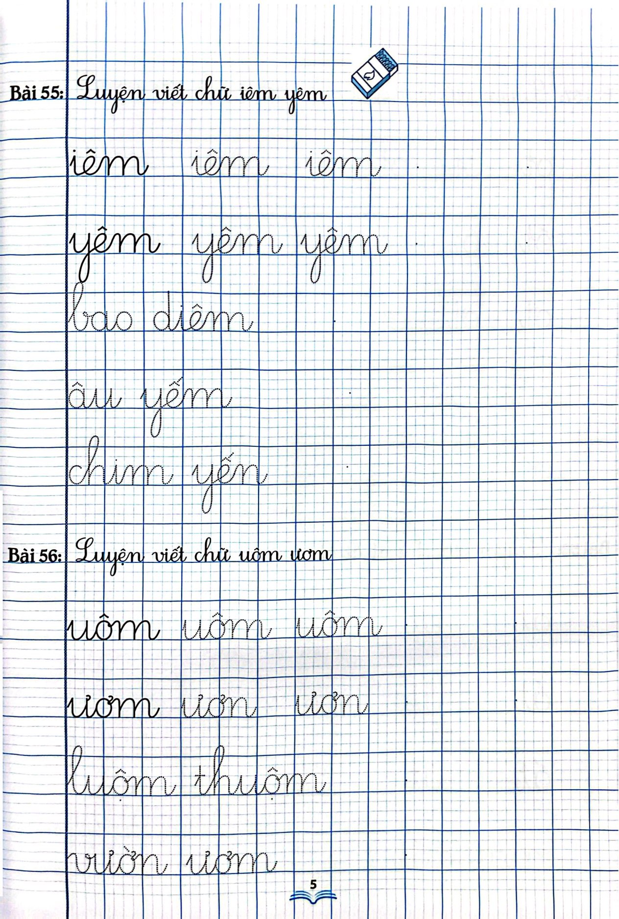 bộ luyện viết đúng, viết đẹp 1 - tập 2 - Ảnh 5