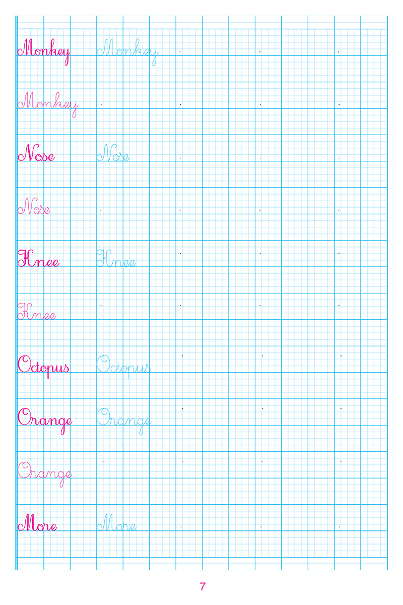 bộ luyện viết tiếng anh trình bày trên giấy ô li dành cho học sinh lớp 1 - tập 2 - Ảnh 7