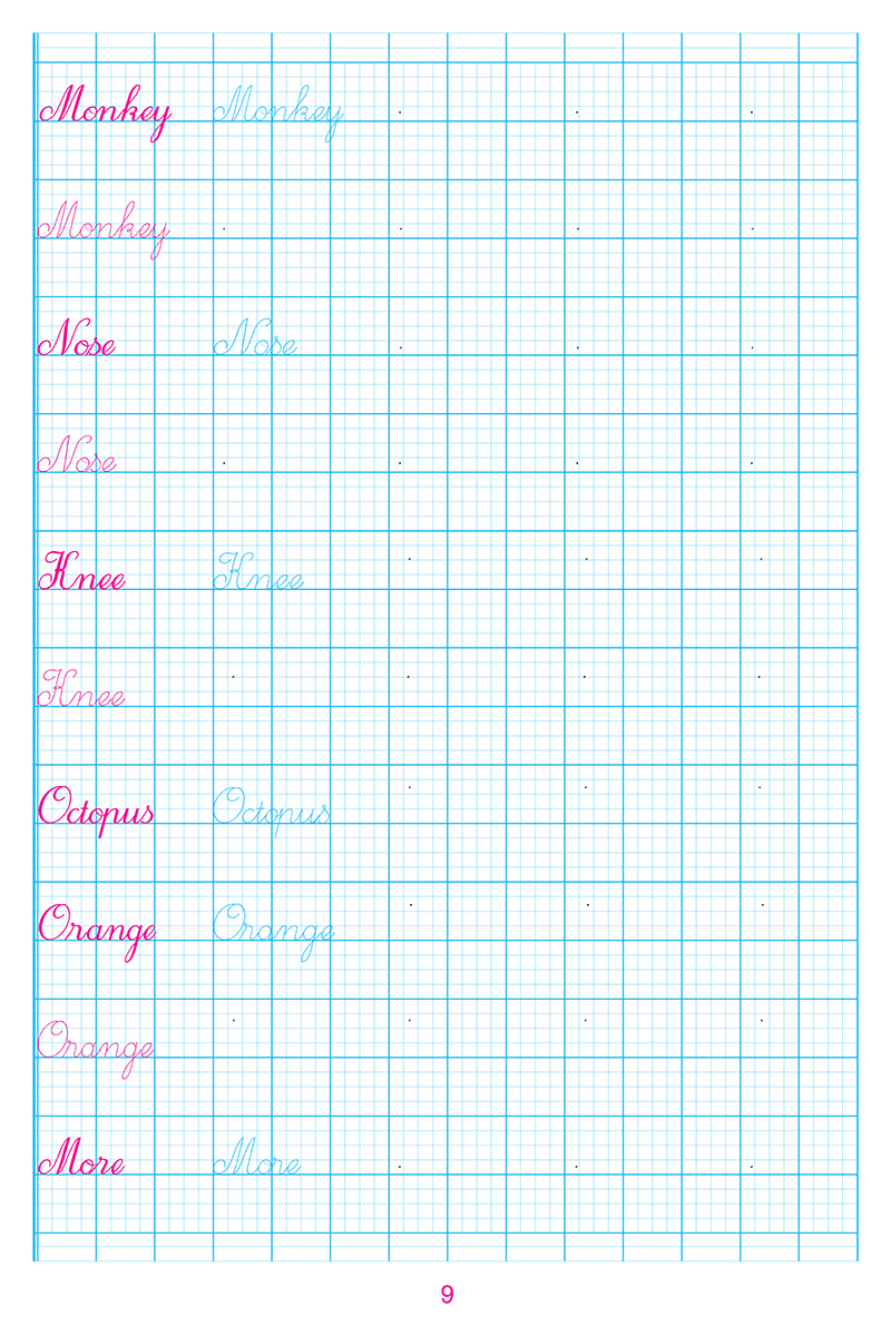 bộ luyện viết tiếng anh trình bày trên giấy ô li dành cho học sinh lớp 1 - tập 2 - Ảnh 9