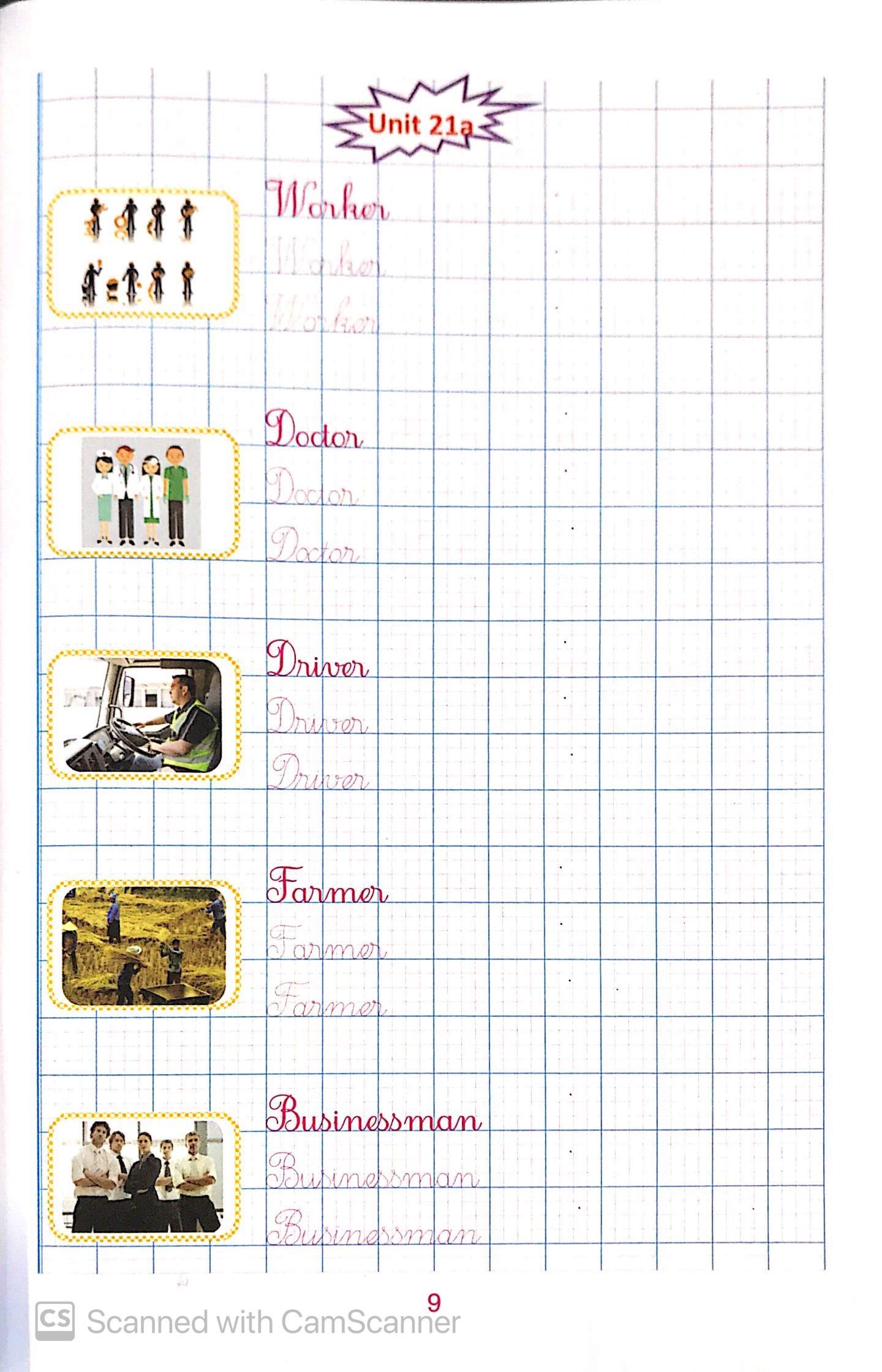 bộ luyện viết tiếng anh trình bày trên giấy ô li dành cho học sinh lớp 4 tập 2 - Ảnh 16