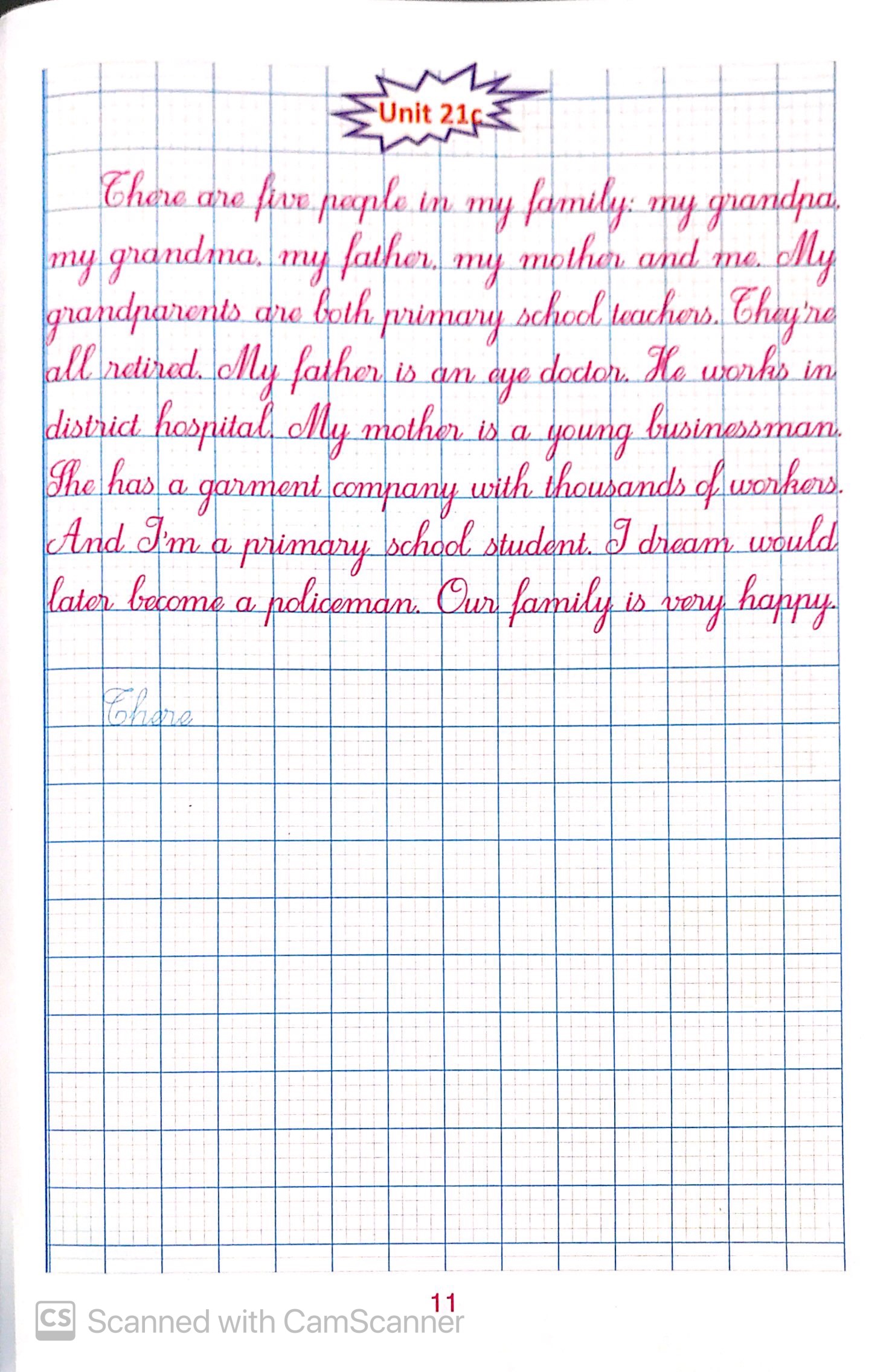 bộ luyện viết tiếng anh trình bày trên giấy ô li dành cho học sinh lớp 4 tập 2 - Ảnh 18