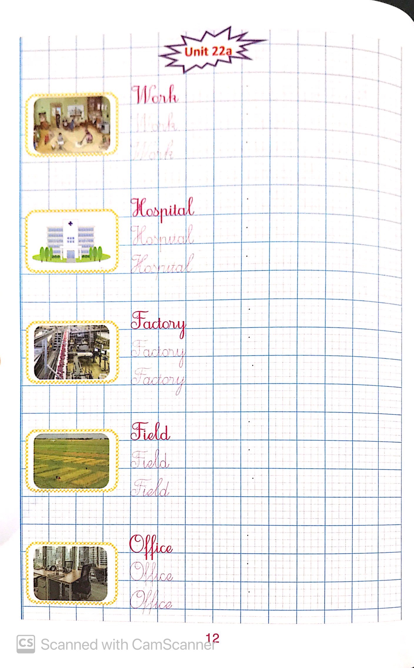 bộ luyện viết tiếng anh trình bày trên giấy ô li dành cho học sinh lớp 4 tập 2 - Ảnh 19