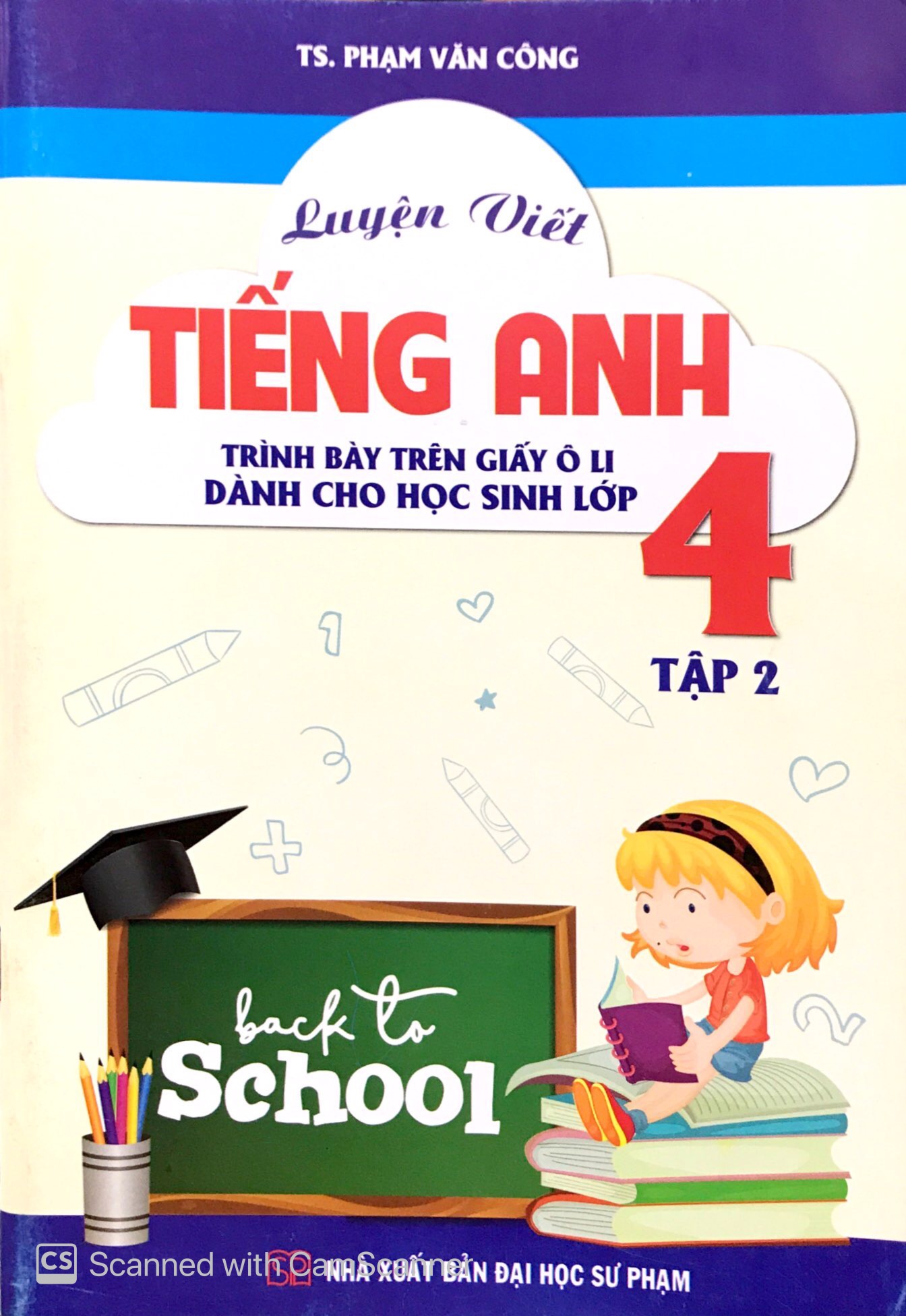 bộ luyện viết tiếng anh trình bày trên giấy ô li dành cho học sinh lớp 4 tập 2 - Ảnh 3