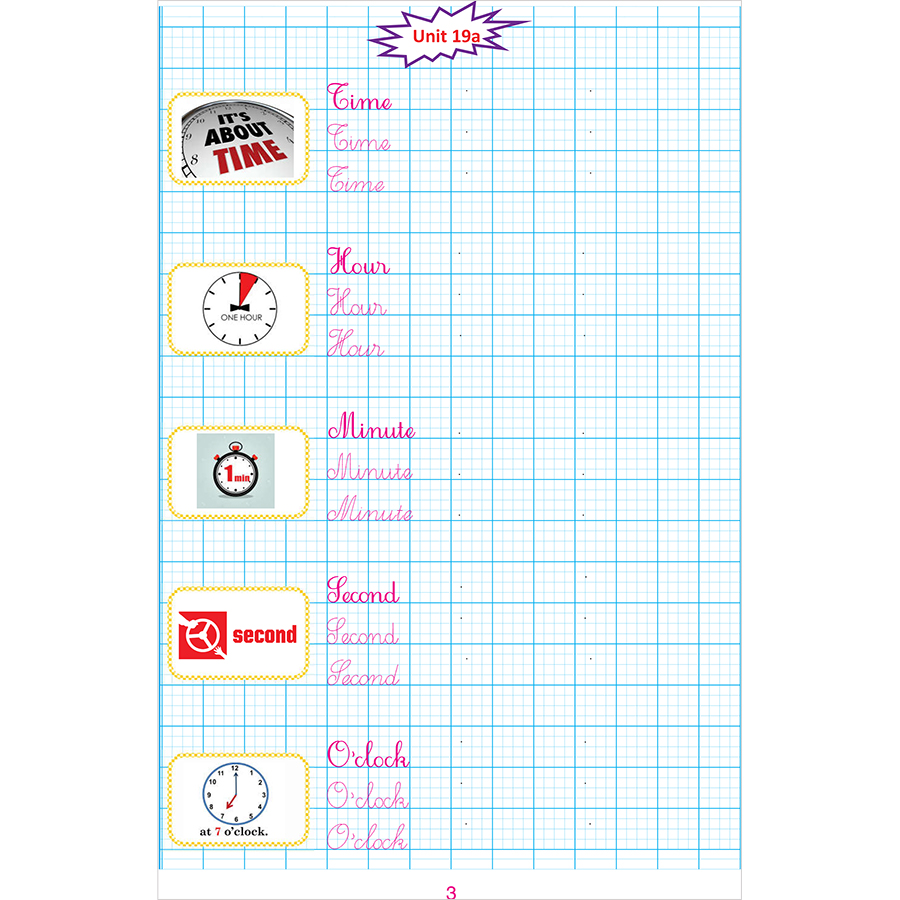 bộ luyện viết tiếng anh trình bày trên giấy ô li dành cho học sinh lớp 4 tập 2 - Ảnh 4