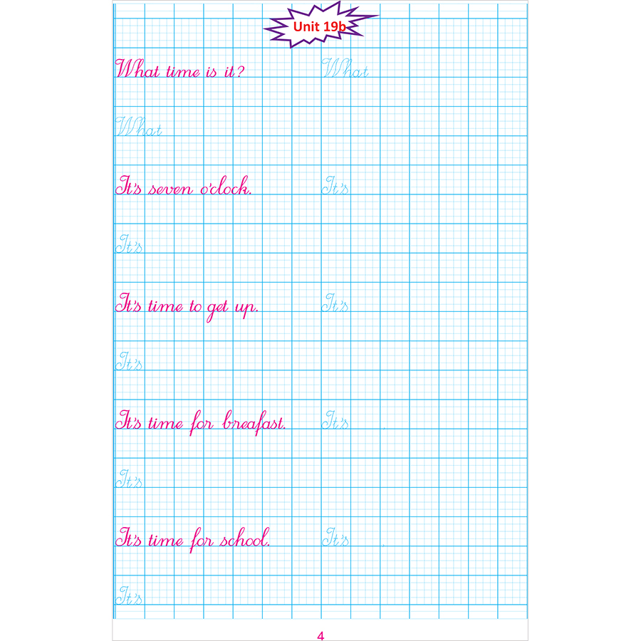 bộ luyện viết tiếng anh trình bày trên giấy ô li dành cho học sinh lớp 4 tập 2 - Ảnh 6