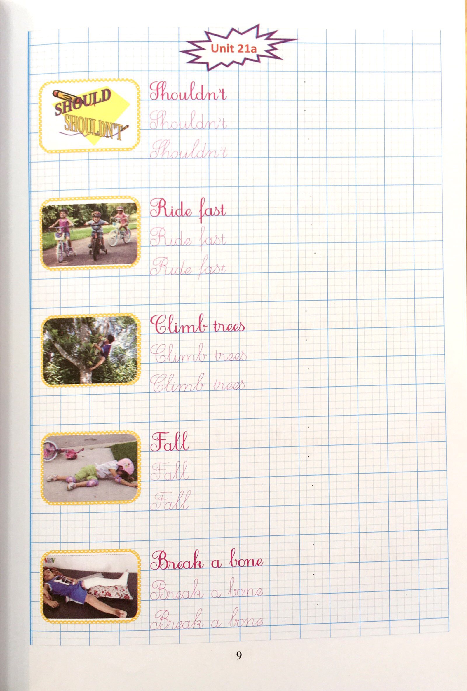 bộ luyện viết tiếng anh trình bày trên giấy ô li dành cho học sinh lớp 5 - tập 2 - Ảnh 10