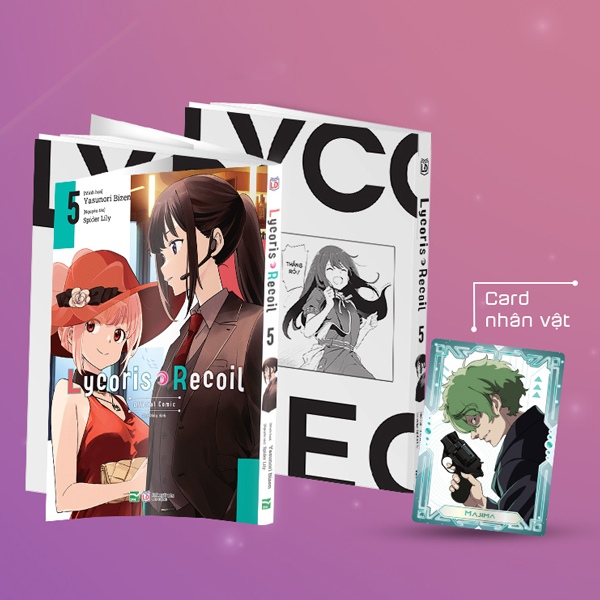 Bộ Lycoris Recoil - Tập 5 - Bản Đặc Biệt - Tặng Kèm Card Nhân Vật