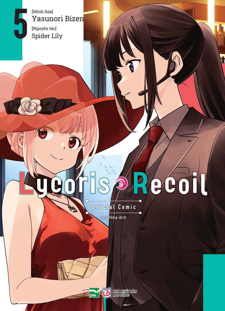Bộ Lycoris Recoil - Tập 5 - Bản Sưu Tầm - Tặng Kèm Card Nhân Vật + Clear Card + Standee Bập Bênh + Card Bo Góc + Clear File + Tapestry Lụa Nẹp Kim Loại - Ảnh 2