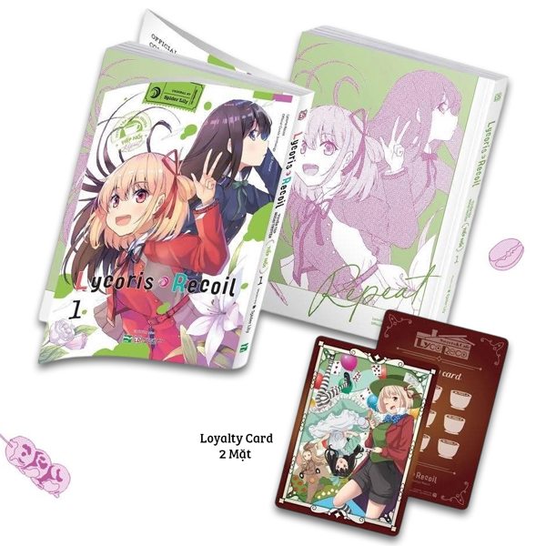 Bộ Lycoris Recoil - Tuyển Tập Ngoại Truyện “Tiếp Nối” - Tập 1 - Bản Đặc Biệt - Tặng Kèm Loyalty Card