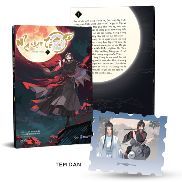 Bộ Ma Đạo Tổ Sư - Bản Truyện Tranh - Tập 9 - Tặng Kèm Sticker Tem