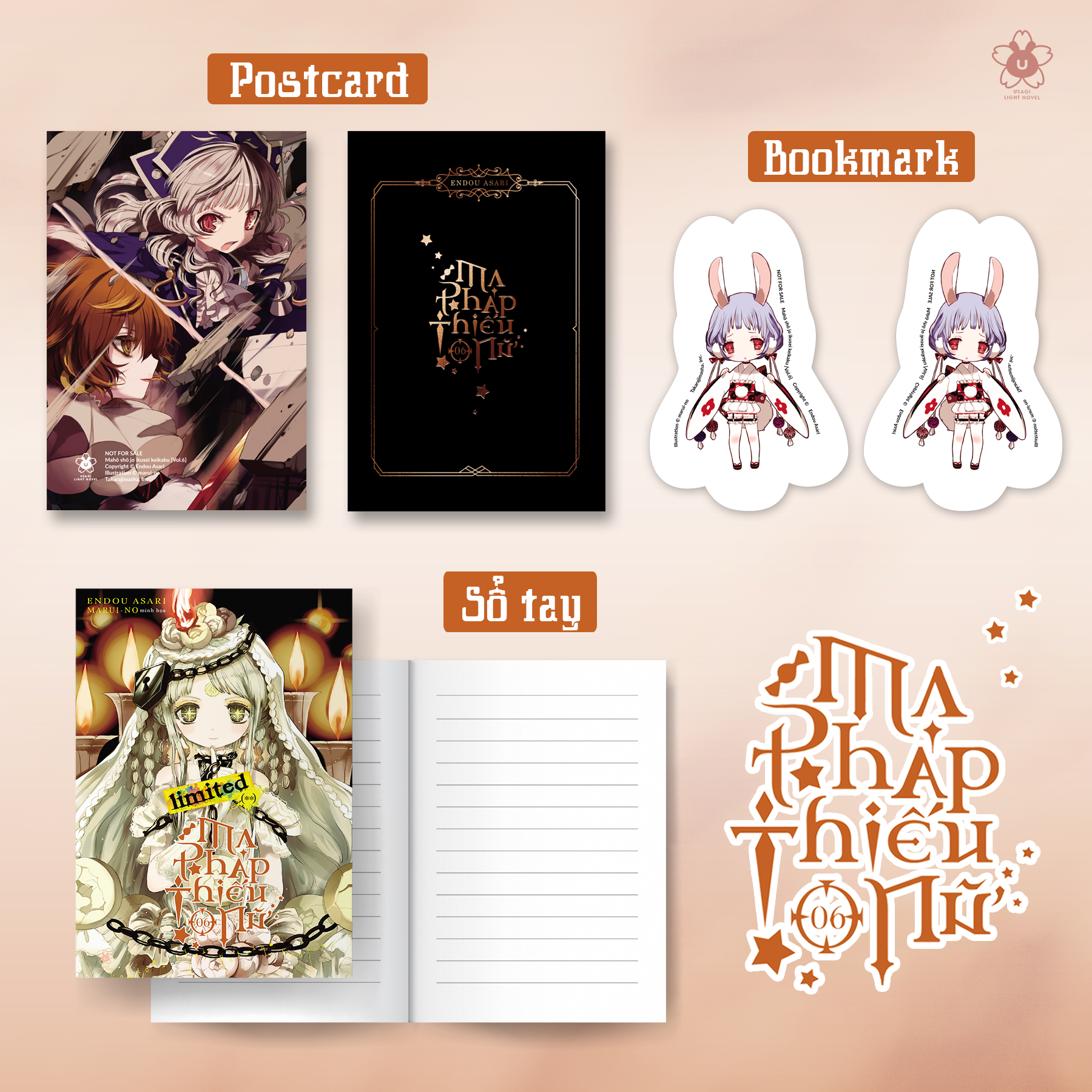 bộ ma pháp thiếu nữ - tập 6 - bản đặc biệt - tặng kèm bookmark + postcard + sổ tay - Ảnh 4