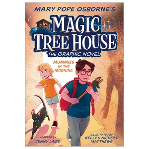 bộ magic tree house #3: mummies in the morning graphic novel