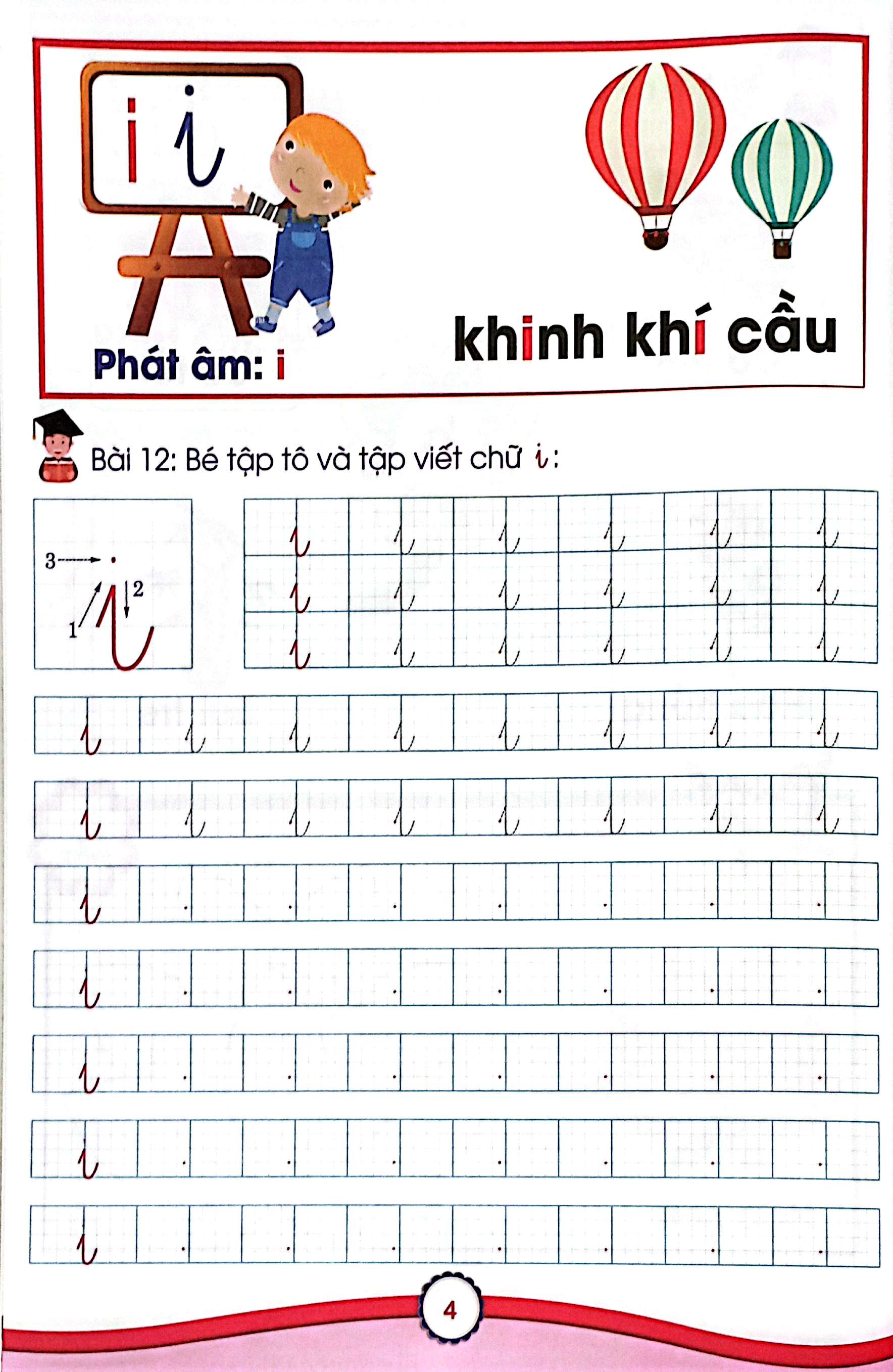 Bo
						
										
										Mai Em Vao Lop 1 - Danh Cho Tre 5-6 Tuoi - Be Lam Quen Chu Cai - Quyen 2 (Tai Ban 2024) - Ảnh 5