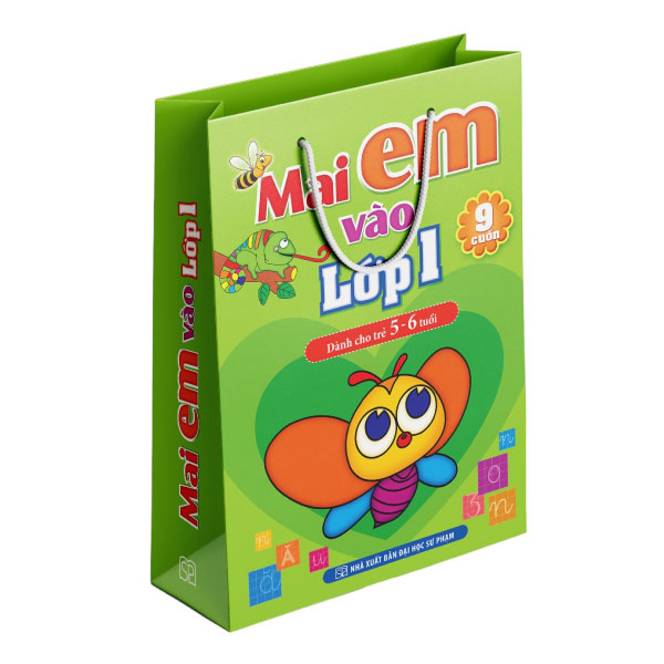 Bộ Mai Em Vào Lớp 1 - Dành Cho Trẻ 5-6 Tuổi (Bộ Túi 9 Cuốn) (Tái Bản 2024)