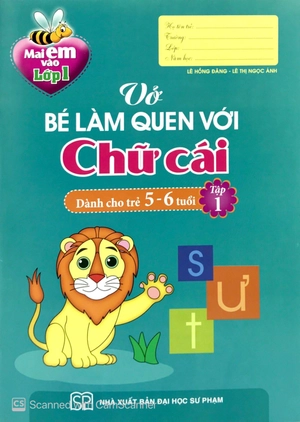 bộ mai em vào lớp 1 - vở bé làm quen với chữ cái (dành cho trẻ 5 - 6 tuổi) - tập 1 - Ảnh 2
