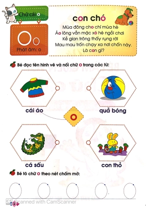 bộ mai em vào lớp 1 - vở bé làm quen với chữ cái (dành cho trẻ 5 - 6 tuổi) - tập 1 - Ảnh 3