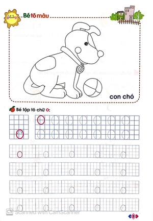 bộ mai em vào lớp 1 - vở bé làm quen với chữ cái (dành cho trẻ 5 - 6 tuổi) - tập 1 - Ảnh 4