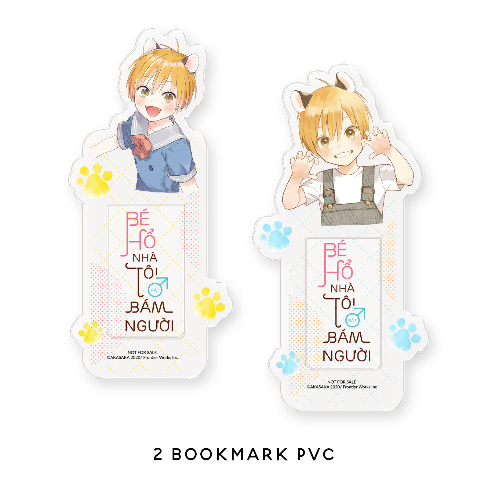 bộ manga - bé hổ nhà tôi rất bám người - tập 1 + tập 2 (bộ 2 tập) - tặng kèm 2 bookmark pvc - Ảnh 5