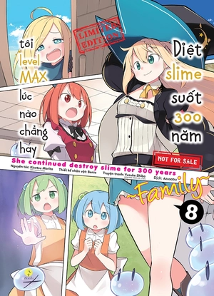 bộ [manga] bộ sách diệt slime suốt 300 năm, tôi levelmax lúc nào chẳng hay - tập 8 + tập 9 - tặng kèm booklet 48 trang + 2 postcard hai mặt bồi cứng - Ảnh 9
