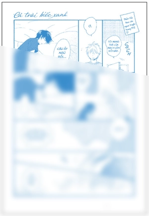 bộ manga - cả trời biếc xanh + number call (bộ 2 cuốn) - tặng kèm 2 extra paper + 2 postcard + 1 khung tranh cả trời biếc xanh - Ảnh 4