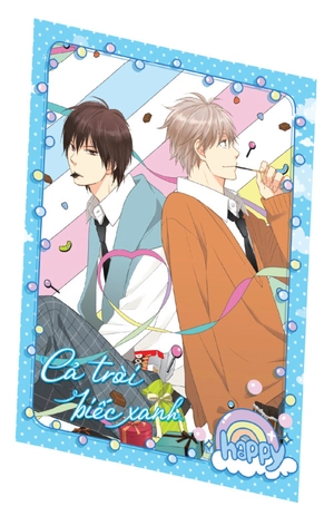 bộ manga - cả trời biếc xanh + number call (bộ 2 cuốn) - tặng kèm 2 extra paper + 2 postcard + 1 khung tranh cả trời biếc xanh - Ảnh 8