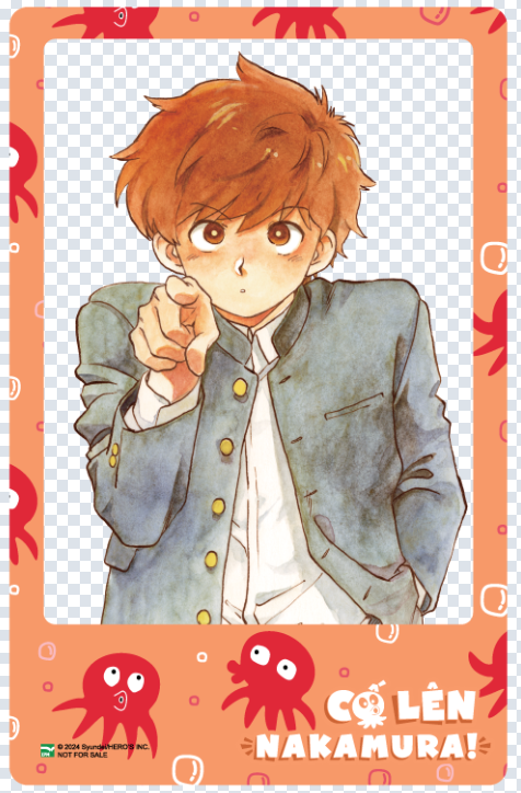 Bộ Manga - Cố Lên Nakamura - Tập 1 + Tập 2 (Bộ 2 Tập) - Bản Sưu Tầm - Tặng Kèm Set 5 Card Nhân Vật Kèm Obi + Set 2 Clearcard + Set 4 Postcard + Sticker + Standee Acrylic + Phong Bì Đựng Quà - Ảnh 6