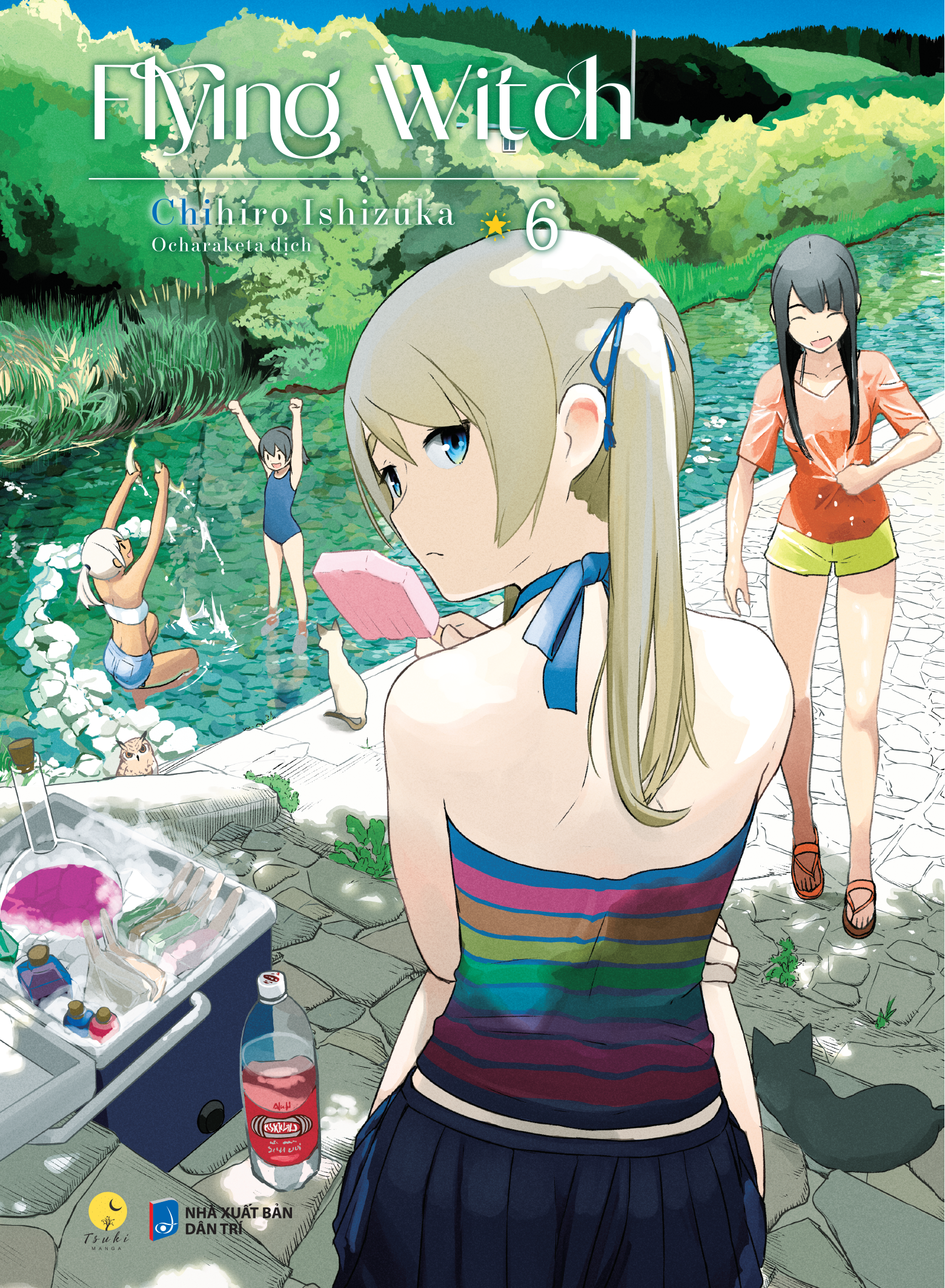 Bộ Bộ Manga - Flying Witch - Tập 6 + Tập 7 (Bộ 2 Tập) - Bản Đặc Biệt - Tặng Kèm Postcard Bồi Cứng - Ảnh 2