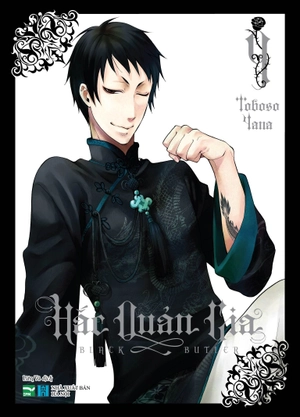 bộ manga - hắc quản gia - tập 9 + tập 10 (bộ 2 cuốn) - tặng kèm bookmark “côn lôn” + black card + kẹp file “the circus” - Ảnh 2