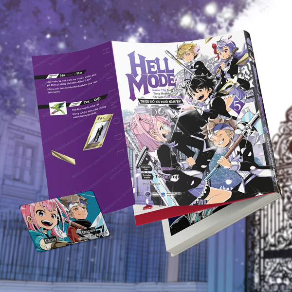 Bộ [Manga] Hell Mode - Game Thủ Xuất Chúng Tung Hoành Chốn Dị Giới Hỗn Nguyên - Triệu Hồi Sư Khởi Nguyên - Tập 5 - Tặng Kèm Thẻ Nhân Vật